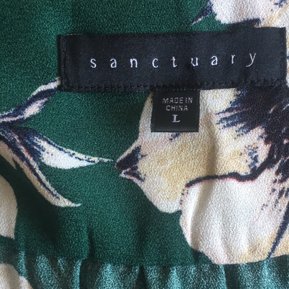 Sanctuary Bell Sleeve Blouse Size L - Picture 6 of 7